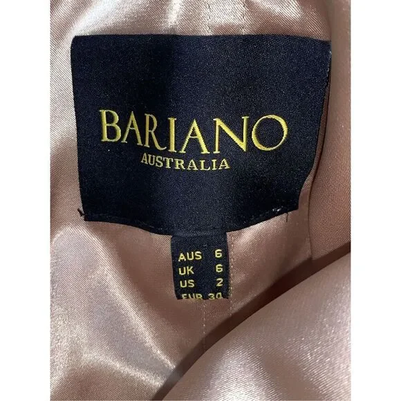 Bariano Australia Lace Overlay Formal Gown Size 2 - Picture 9 of 13